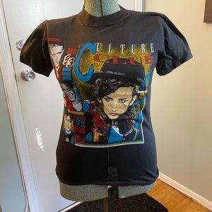 Culture club silk screen vintage tee